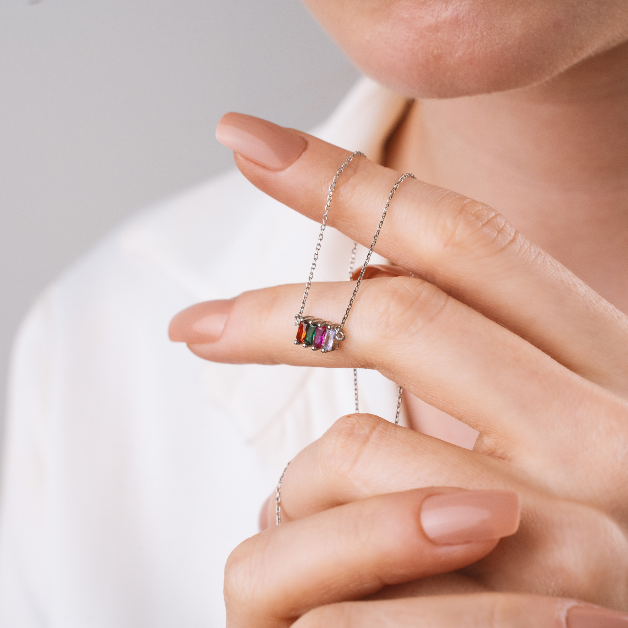 Personalized Birthstone Necklace