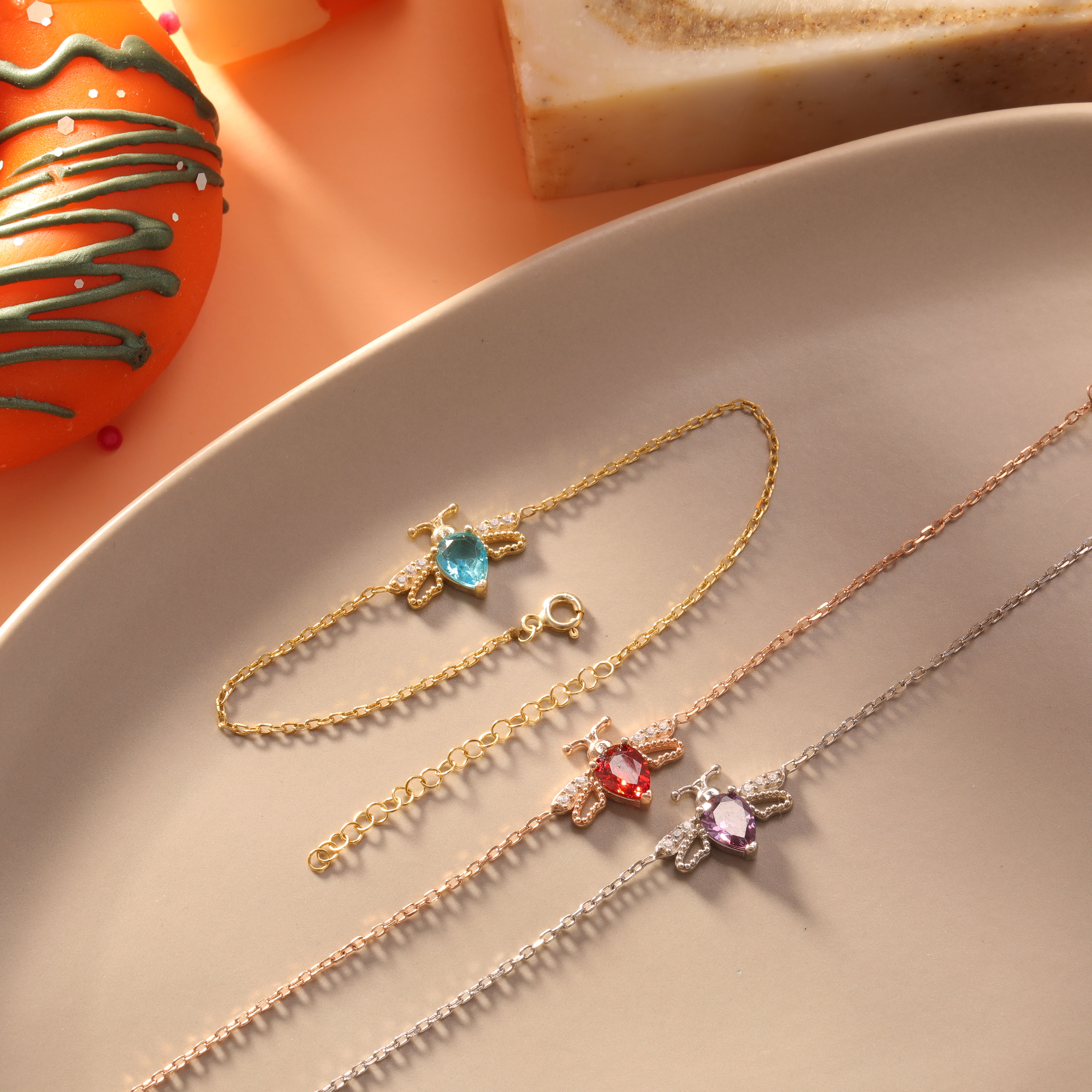 Single Birthstone Solitaire Bracelet