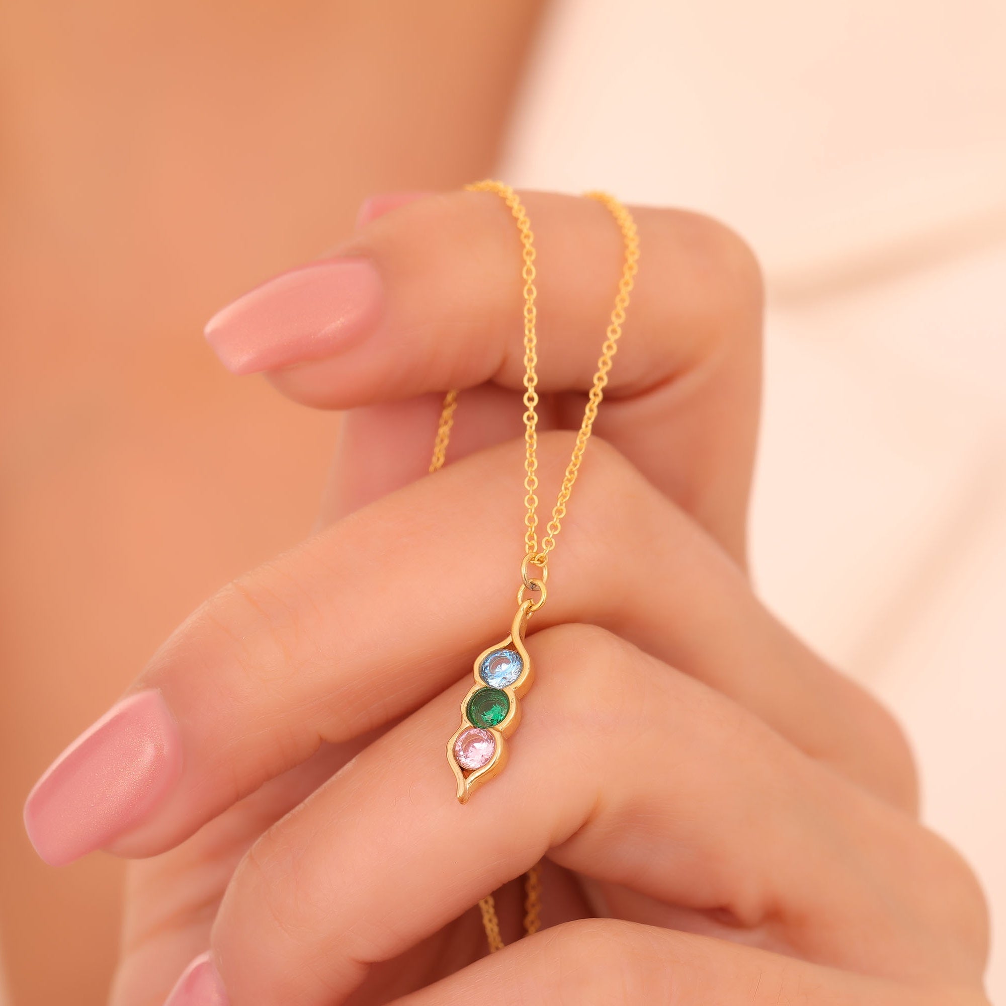 Pear Cut Teardrop Necklace