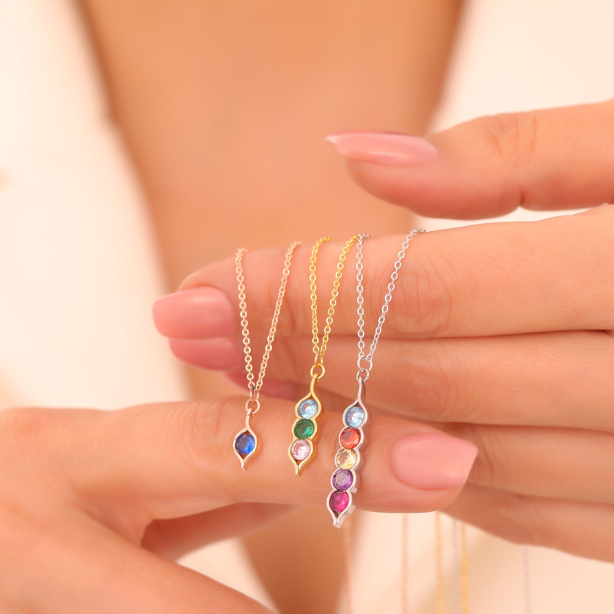 Pear Cut Teardrop Necklace