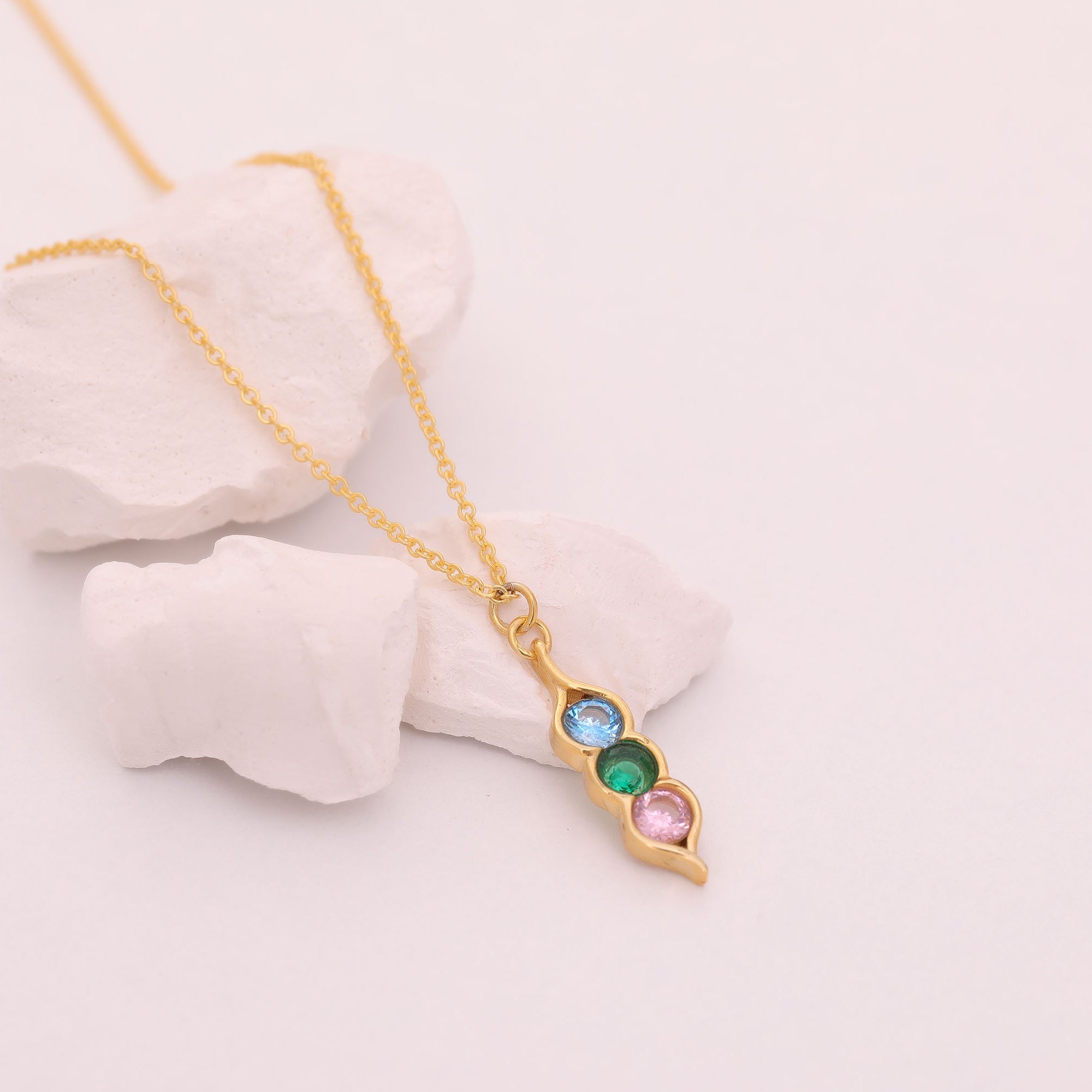 Pear Cut Teardrop Necklace