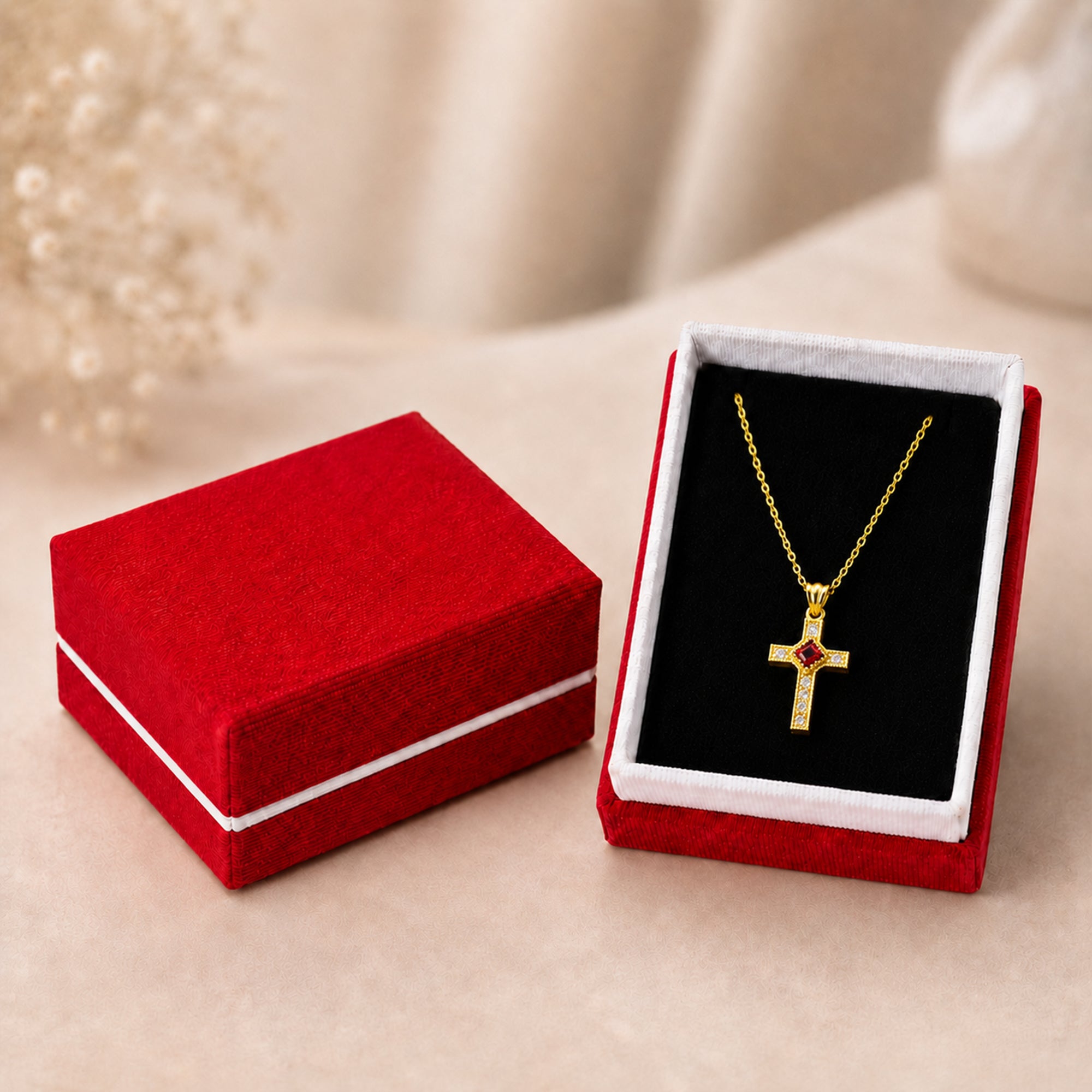 Elegant Red Gift Box