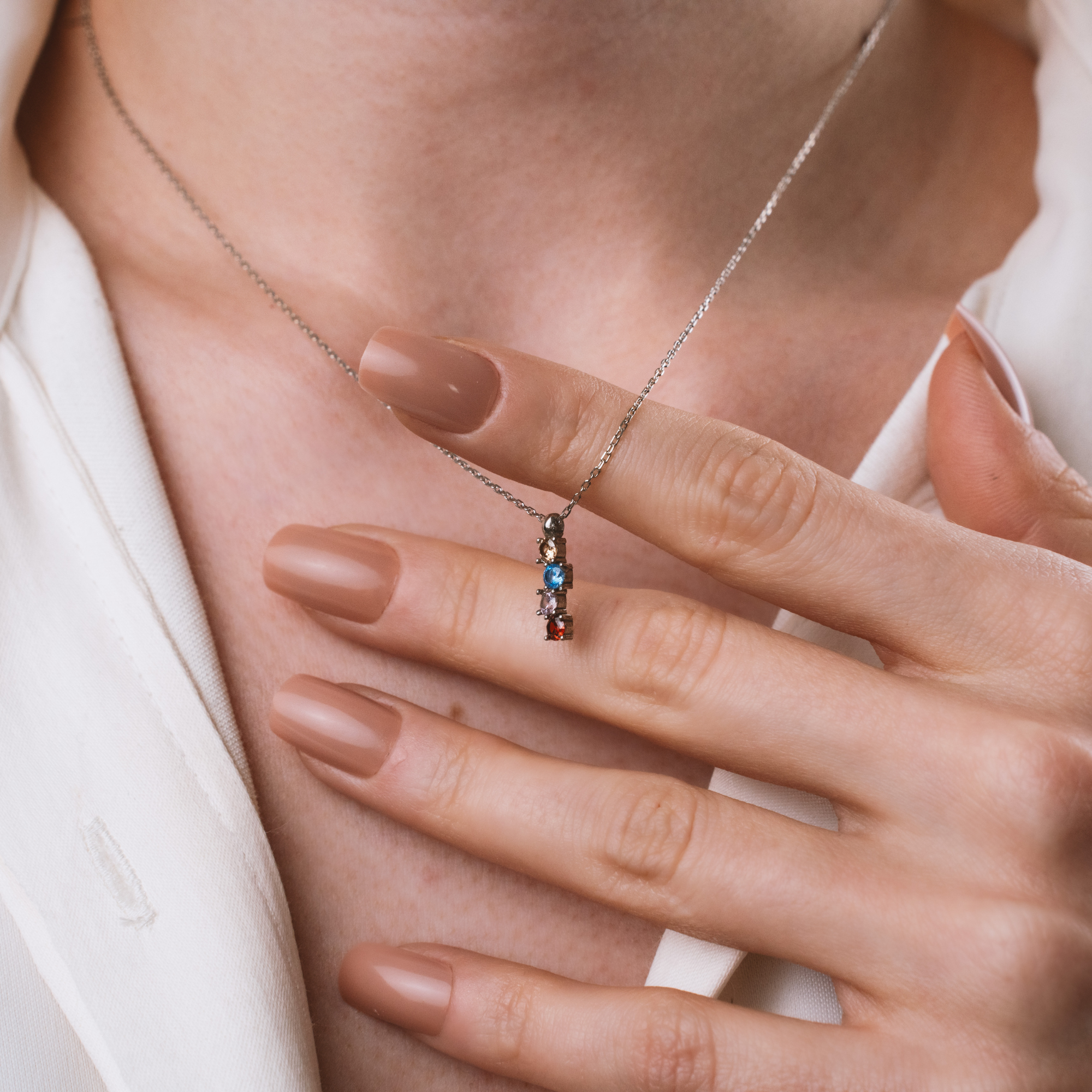 Minimalist Birthstone Necklace