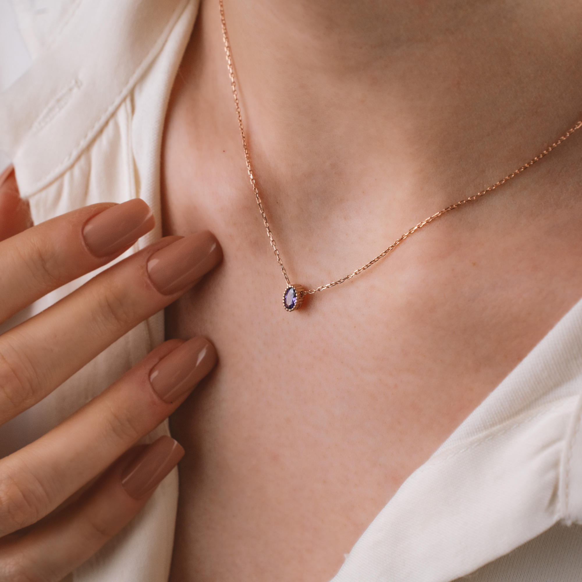 Infinite Family Birthstone Necklace