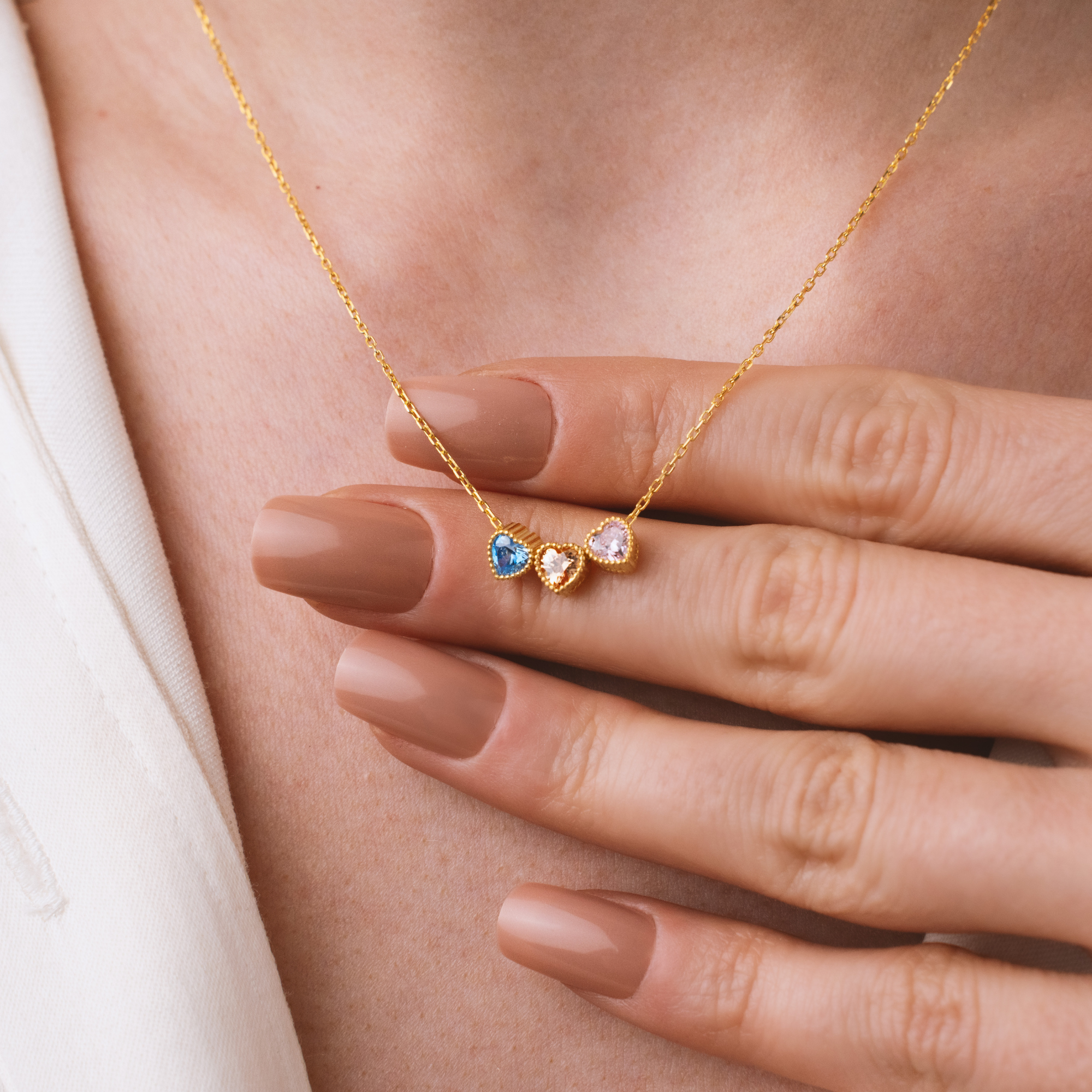 Infinite Heart Birthstone Necklace