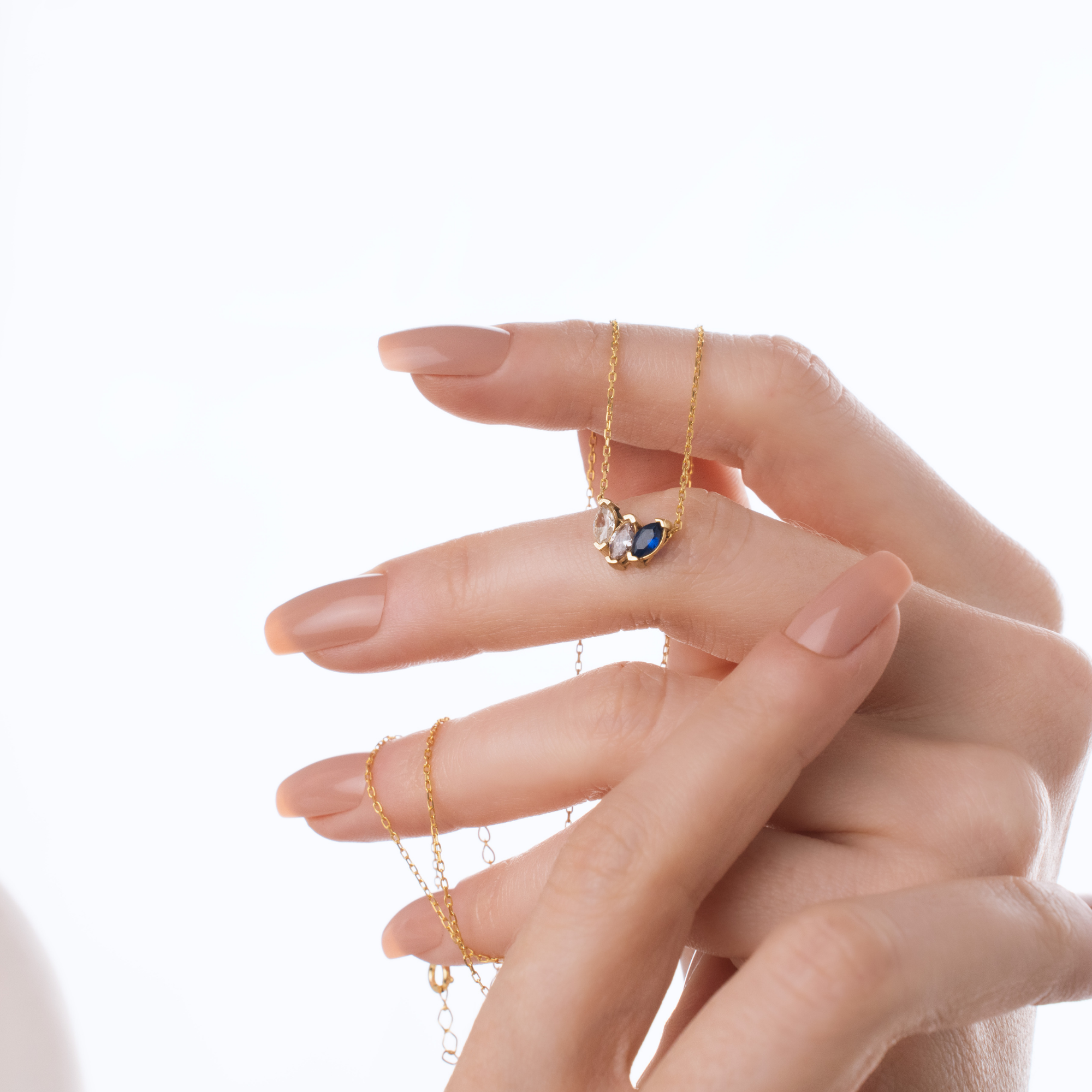 Minimalist Birthstone Pendant Necklace