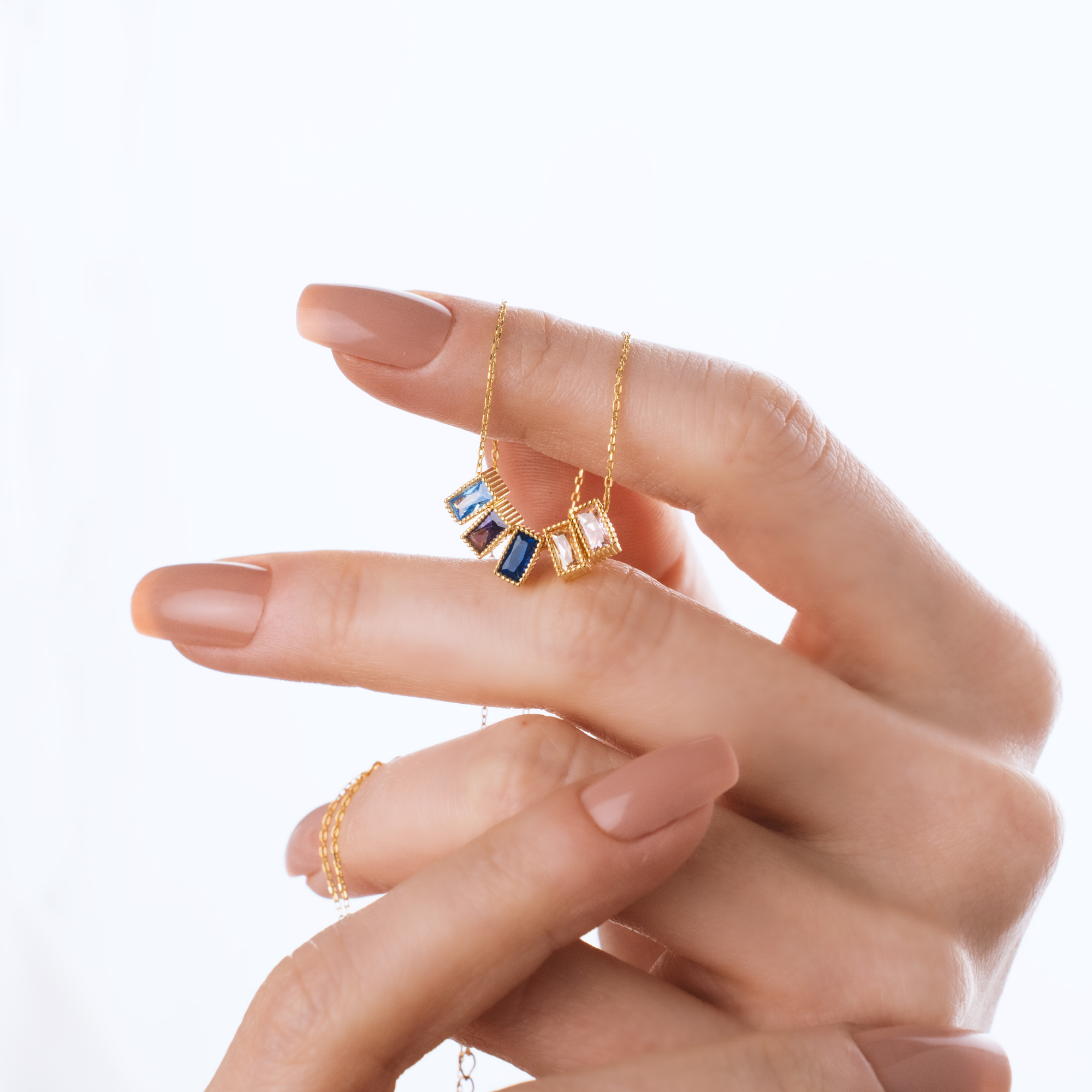 Radiant Birthstone Necklace