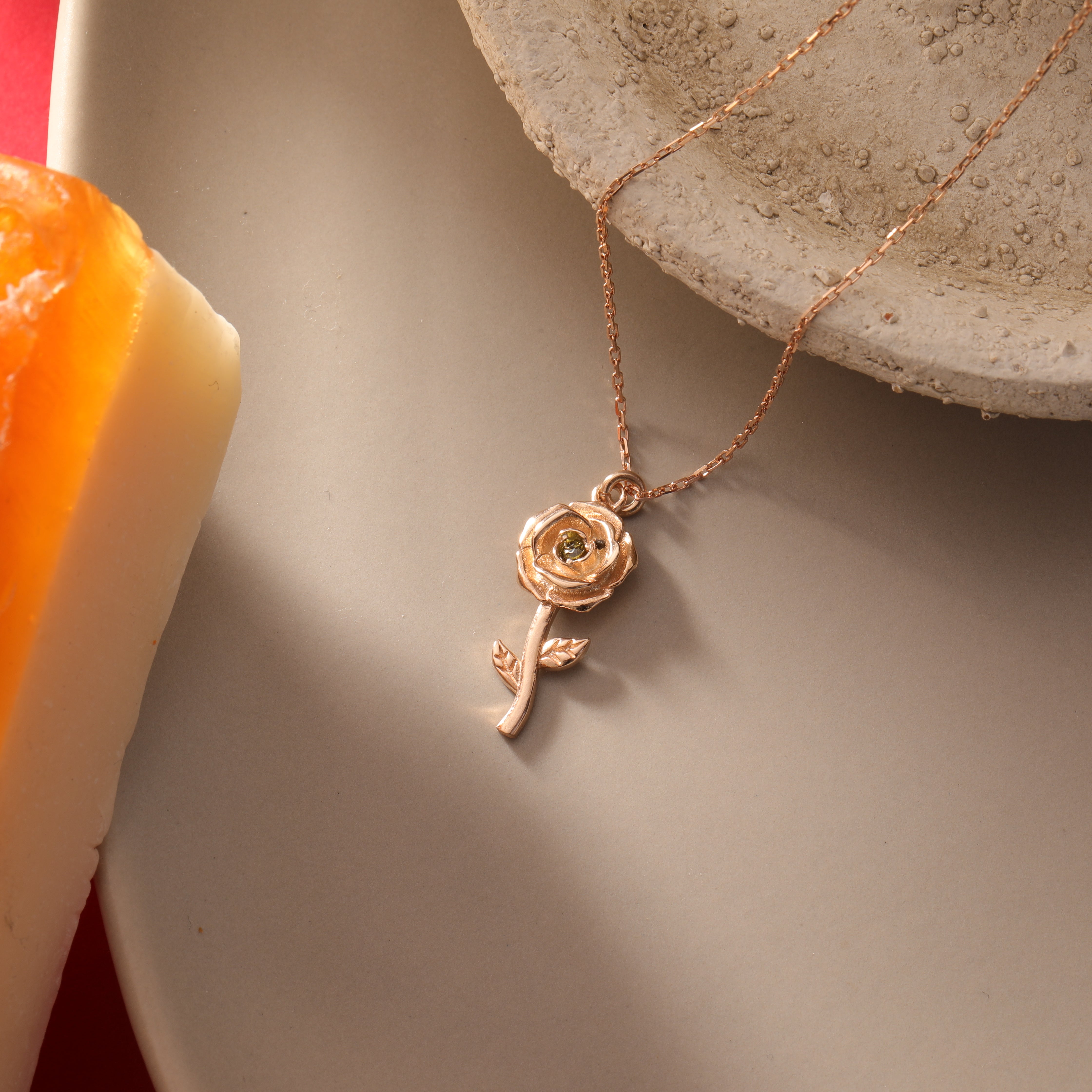 Custom Birth Flower Necklace