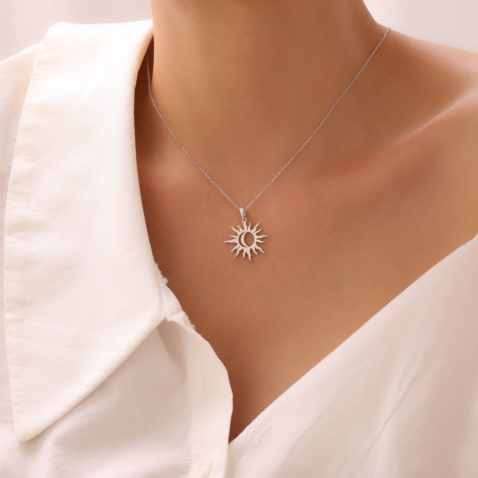 Sun and Moon Necklace