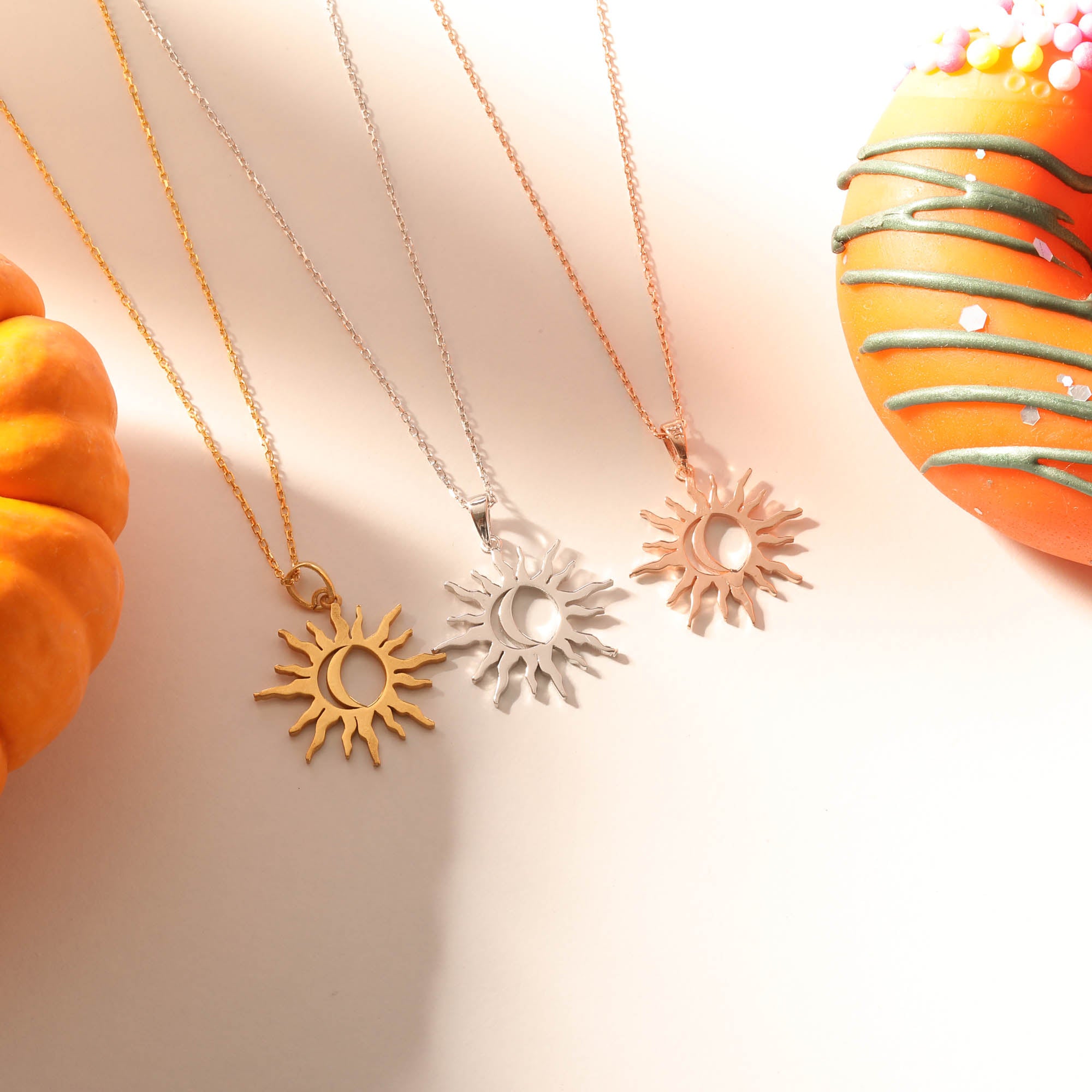 Sun and Moon Necklace