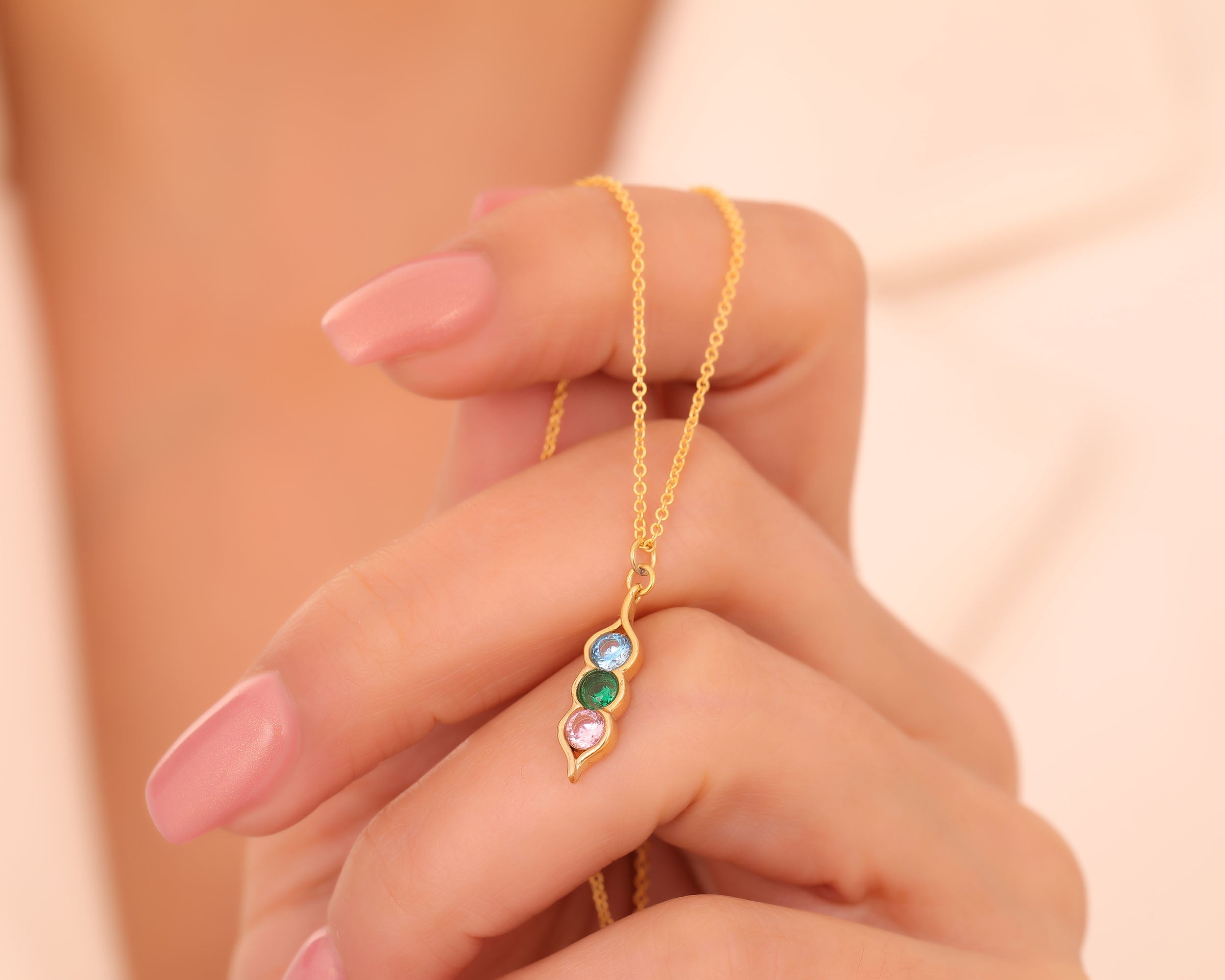 Pear Cut Teardrop Necklace