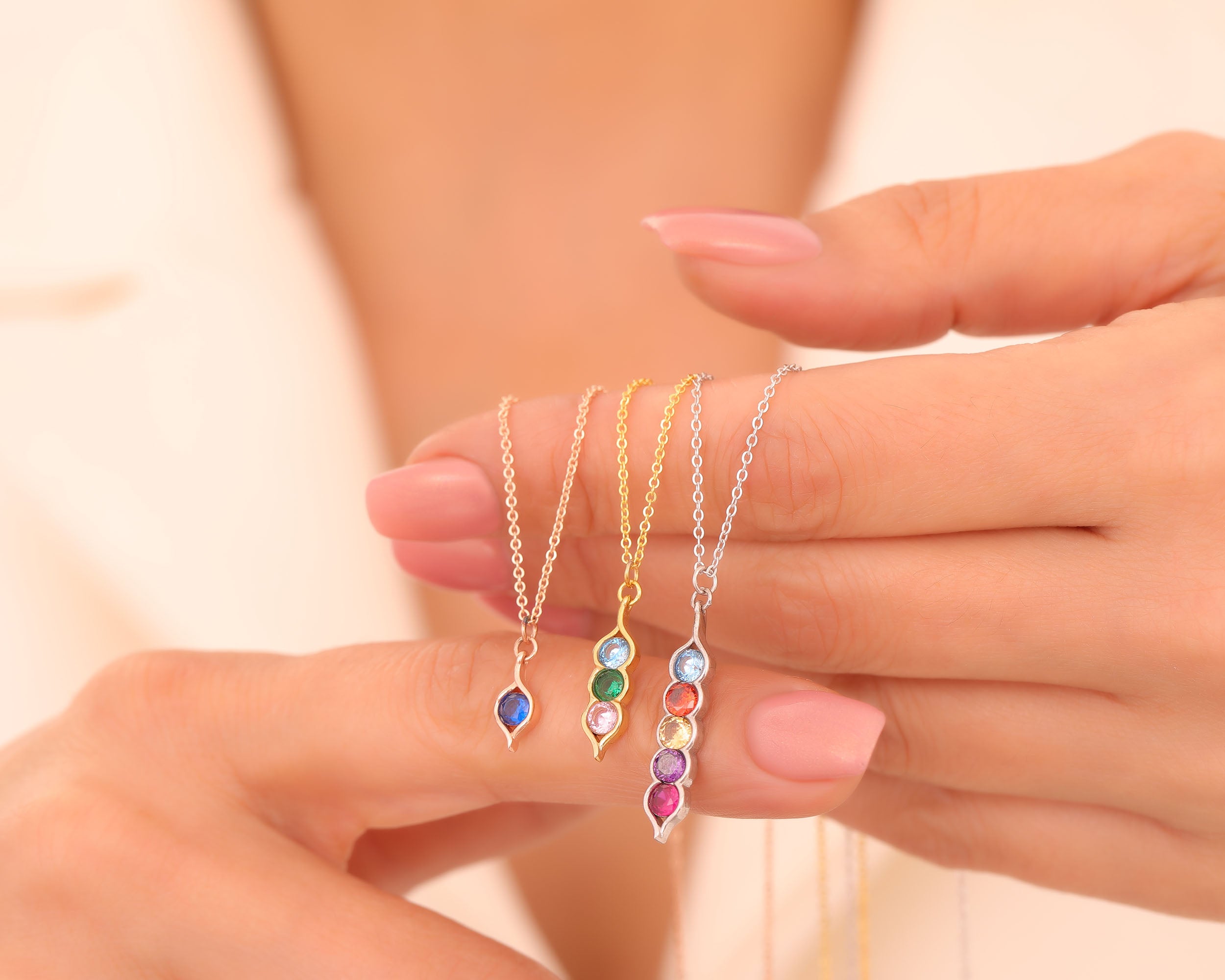 Pear Cut Teardrop Necklace