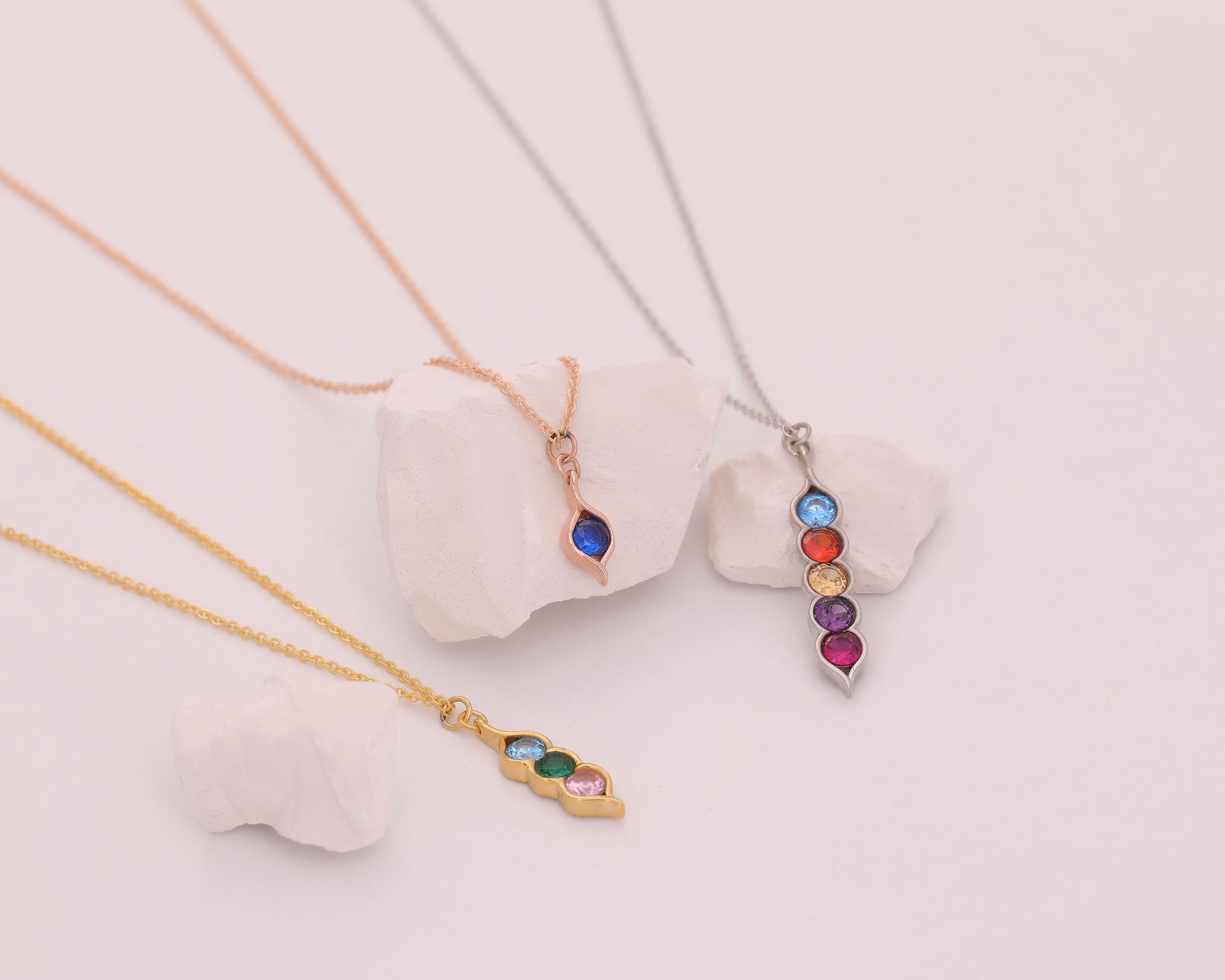 Pear Cut Teardrop Necklace