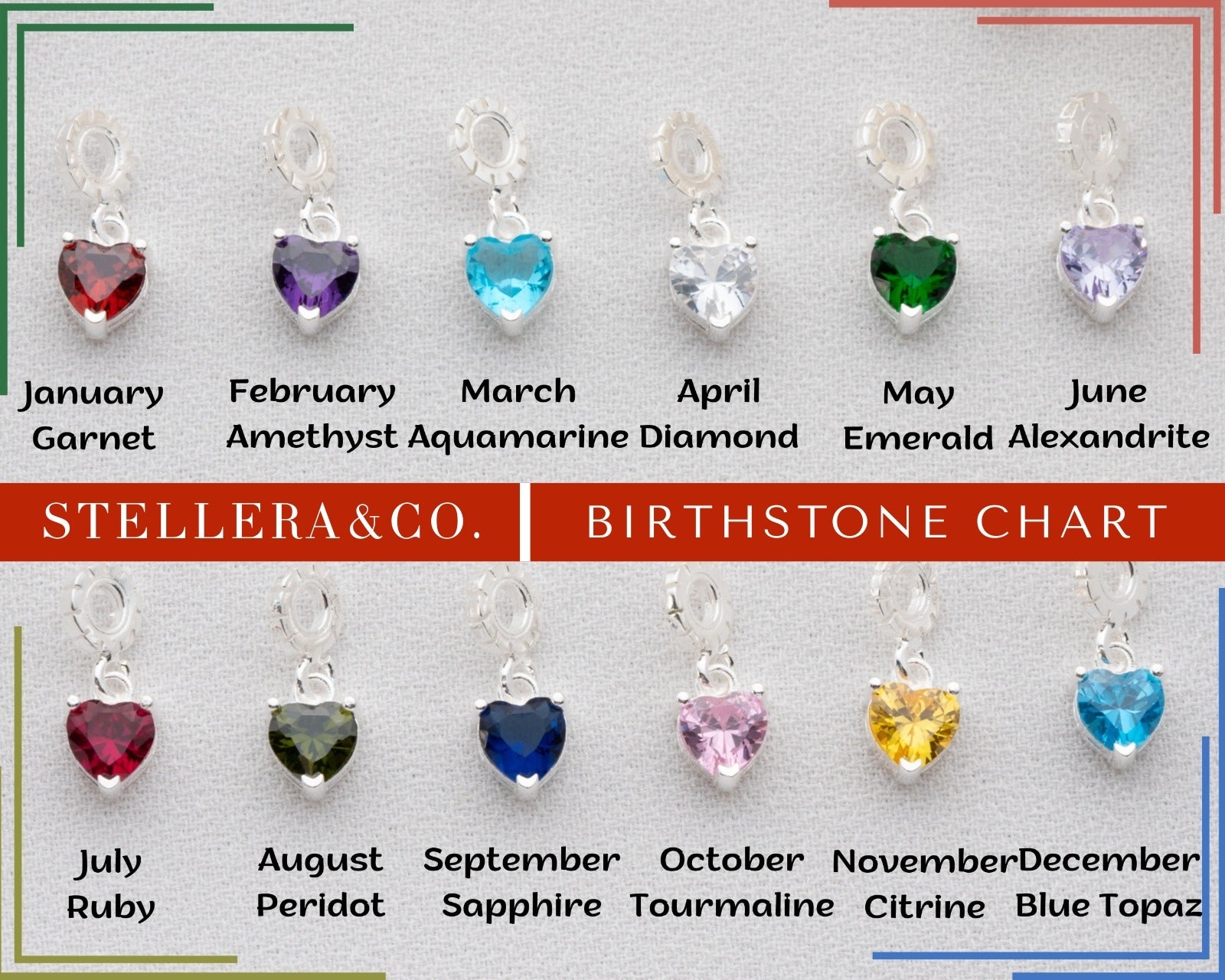 Dainty Bird & Birthstone Necklace