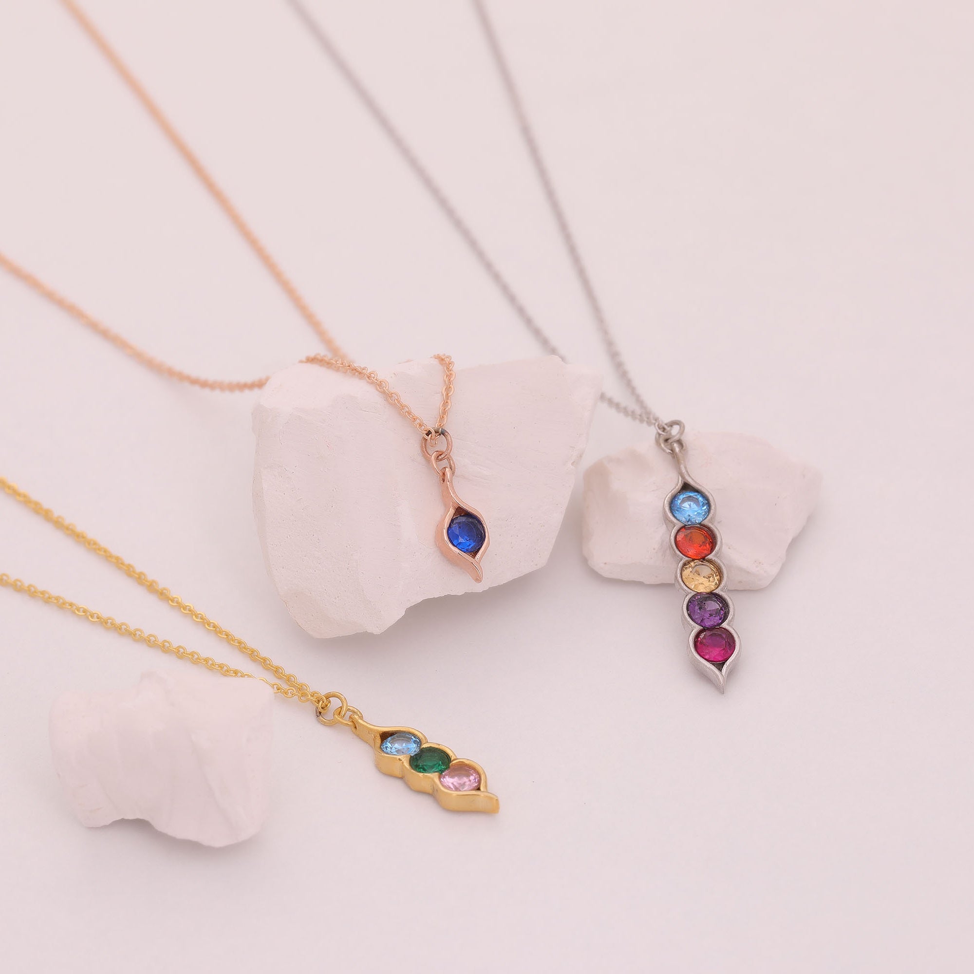 Pear Cut Teardrop Necklace